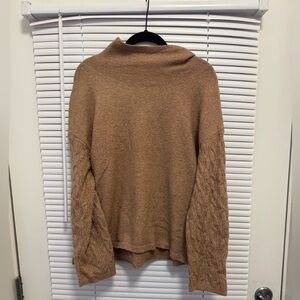 Calvin Klein Camel Cowl Neck Sweater